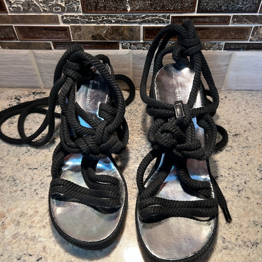 SOLDSOLDIsabel Marant Lace up Sandals - Picture 3 of 9